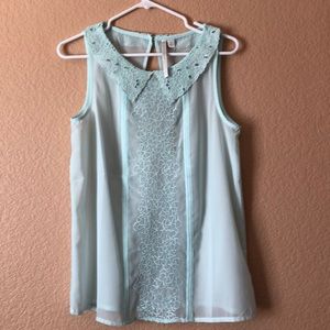 Lauren Conrad-Sheer blouse